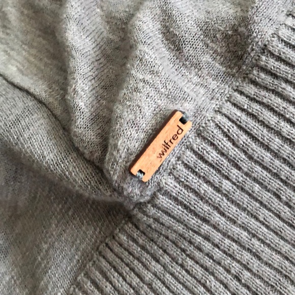 WILFRED Linen Cardigan Grey - Picture 3 of 5